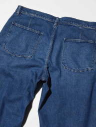 Свободные джинсы UNIQLO 1160363447 (Синий M)