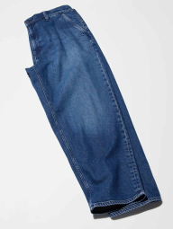 Свободные джинсы UNIQLO 1160363447 (Синий M)