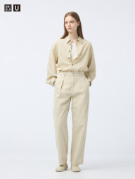 Женские джинсы Uniqlo 1160703368 (Бежевый 24)