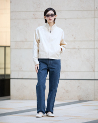 Женские джинсы UNIQLO с высокой посадкой 1160790632 (Синий 27)