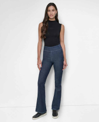 Женские джинсы DKNY с высокой посадкой 1160907195 (Синий S)