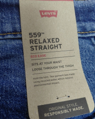 Мужские джинсы Levi's 559 Relaxed Straight 1161627665 (Синий 38W 34L)