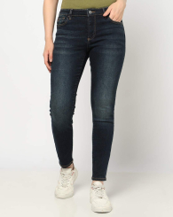 Женские джинсы скинни Armani Exchange 1161674405 (Синий 26)