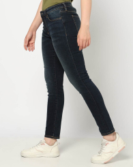 Женские джинсы скинни Armani Exchange 1161674405 (Синий 26)