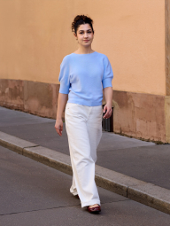 Женские джинсы Barrel UNIQLO 1162248777 (Белый 32)