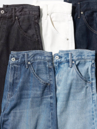 Женские джинсы Barrel UNIQLO 1162248777 (Белый 32)