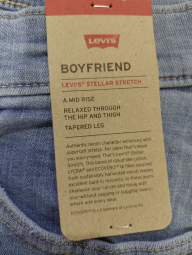 Женские джинсы Boyfriend Levi's 1162452869 (Синий W31 L27)