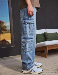 Мужские джинсы 578 Baggy Cargos Levi's 1162558375 (Синий 32W 32L)
