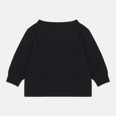 Детский лонгслив Calvin Klein с логотипом 1159837395 (Черный 12M)