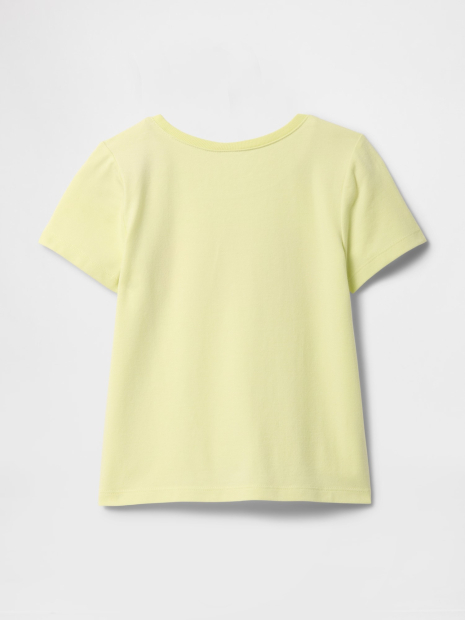 Детская футболка GAP 1159839322 (Желтый 18-24М)