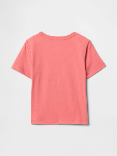 Футболка для малышей GAP с принтом 1159845215 (Розовый 18-24M)