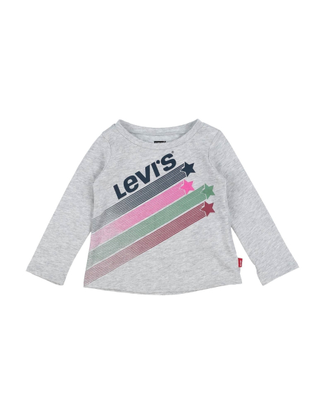 Чоловічий лонгслів для дитини Levi's з принтом 1159847631 (Сірий 24M)