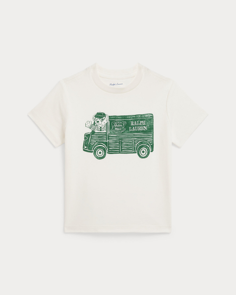 Футболка для ребенка Polo Ralph Lauren 1159864043 (Молочный 24M) на рост 85-90 см
