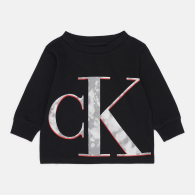 Дитячий лонгслів Calvin Klein з логотипом 1159837395 (Чорний 12M)