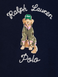 Чоловічий лонгслів для дитини Polo Ralph Lauren з принтом 1159839370 (Синій 18M)