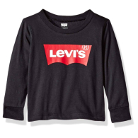 Детский лонгслив Levi's с логотипом 1159842885 (Черный 68-74)