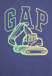 Детская футболка GAP с принтом 1159843521 (Синий 12-18M)