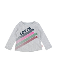 Чоловічий лонгслів для дитини Levi's з принтом 1159847631 (Сірий 24M)