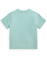 Детская футболка Polo Ralph Lauren 1161631530 (Бирюзовый 6M) на рост 62-68 см