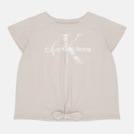 Детская футболка Calvin Klein с логотипом 1159836721 (Бежевый L)