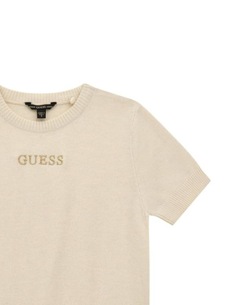 Детская футболка Guess с логотипом 1159838131 (Молочный 12)