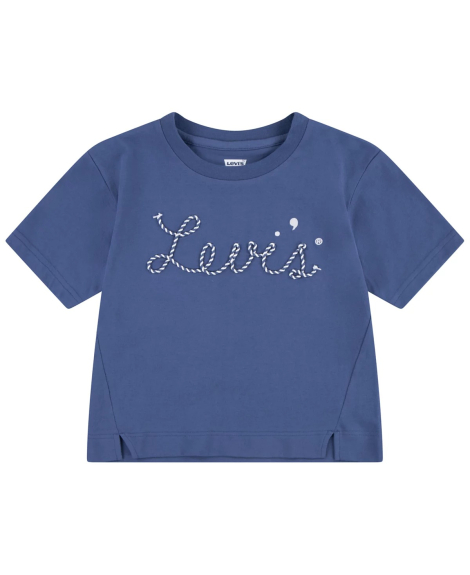 Детская футболка Levi's с логотипом 1159841930 (Синий 128-140)