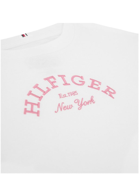 Детская футболка Tommy Hilfiger с вышитым логотипом 1159841982 (Белый 6X)