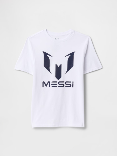 Детская футболка Messi GAP с логотипом 1159845529 (Белый M)