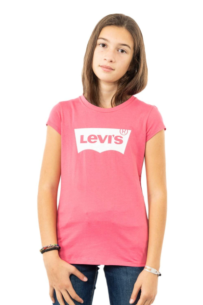Детская футболка Levi's с логотипом 1159845766 (Розовый 128-140)