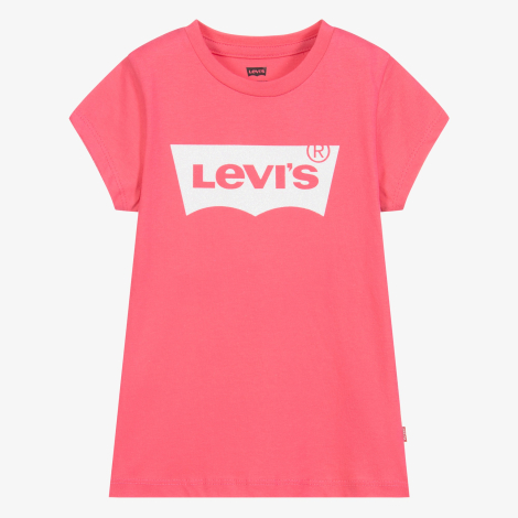 Детская футболка Levi's с логотипом 1159845766 (Розовый 128-140)