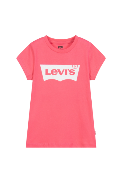 Дитяча футболка Levi's з логотипом 1159845766 (Рожевий 128-140)