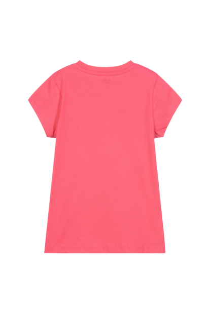 Дитяча футболка Levi's з логотипом 1159845766 (Рожевий 128-140)