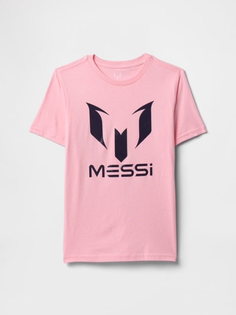 Детская футболка Messi GAP с логотипом 1159846329 (Розовый M)