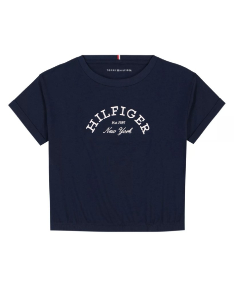Детская футболка Tommy Hilfiger с логотипом 1159847130 (Синий M)