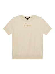 Дитяча футболка Guess з логотипом 1159838131 (Молочний 12)