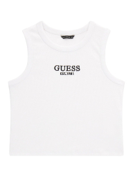 Детский топ Guess в рубчик 1159839020 (Белый 16)