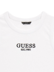 Детский топ Guess в рубчик 1159842096 (Белый 14)