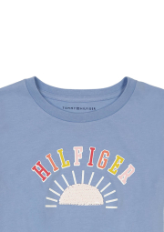 Дитяча футболка Tommy Hilfiger із вузлом 1159839430 (Блакитний L)