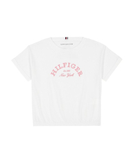 Детская футболка Tommy Hilfiger с вышитым логотипом 1159841982 (Белый 6X)