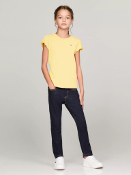 Футболка для дівчаток Tommy Hilfiger з рюшами 1159842632 (Жовтий XL)