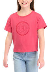 Детская футболка Tommy Hilfiger с логотипом 1159843076 (Розовый S)
