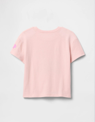 Дитяча футболка GAP Barbie з принтом 1159843459 (Рожевий 3T)