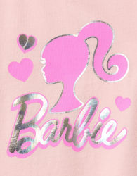 Дитяча футболка GAP Barbie з принтом 1159843459 (Рожевий 3T)