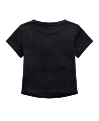 Велюрова футболка Guess зі стразами 1159845024 (Чорний 10)