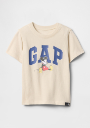 Детская футболка Disney GAP с принтом 1159850012 (Бежевый L) на рост 140 см