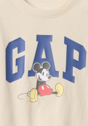Детская футболка Disney GAP с принтом 1159850012 (Бежевый L) на рост 140 см