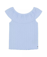 Дитяча майка Tommy Hilfiger з оборкою 1159851238 (Блакитний 6X) на зріст 119 см