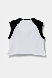 Детский топ Guess с блестящим логотипом 1159859460 (Белый 7) на рост 122-124 см