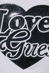 Дитячий топ Guess з блискучим логотипом 1159859459 (Білий 10) на зріст 135-146 см