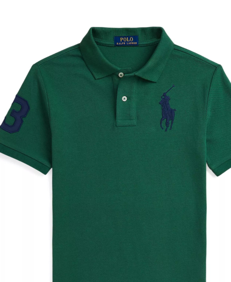Дитяча футболка-поло Polo Ralph Lauren з логотипом 1159838259 (Зелений L)